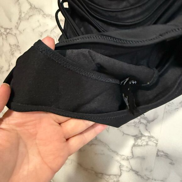 H&M Strappy Back Black Bathing Suit Size 4 - Picture 3 of 6